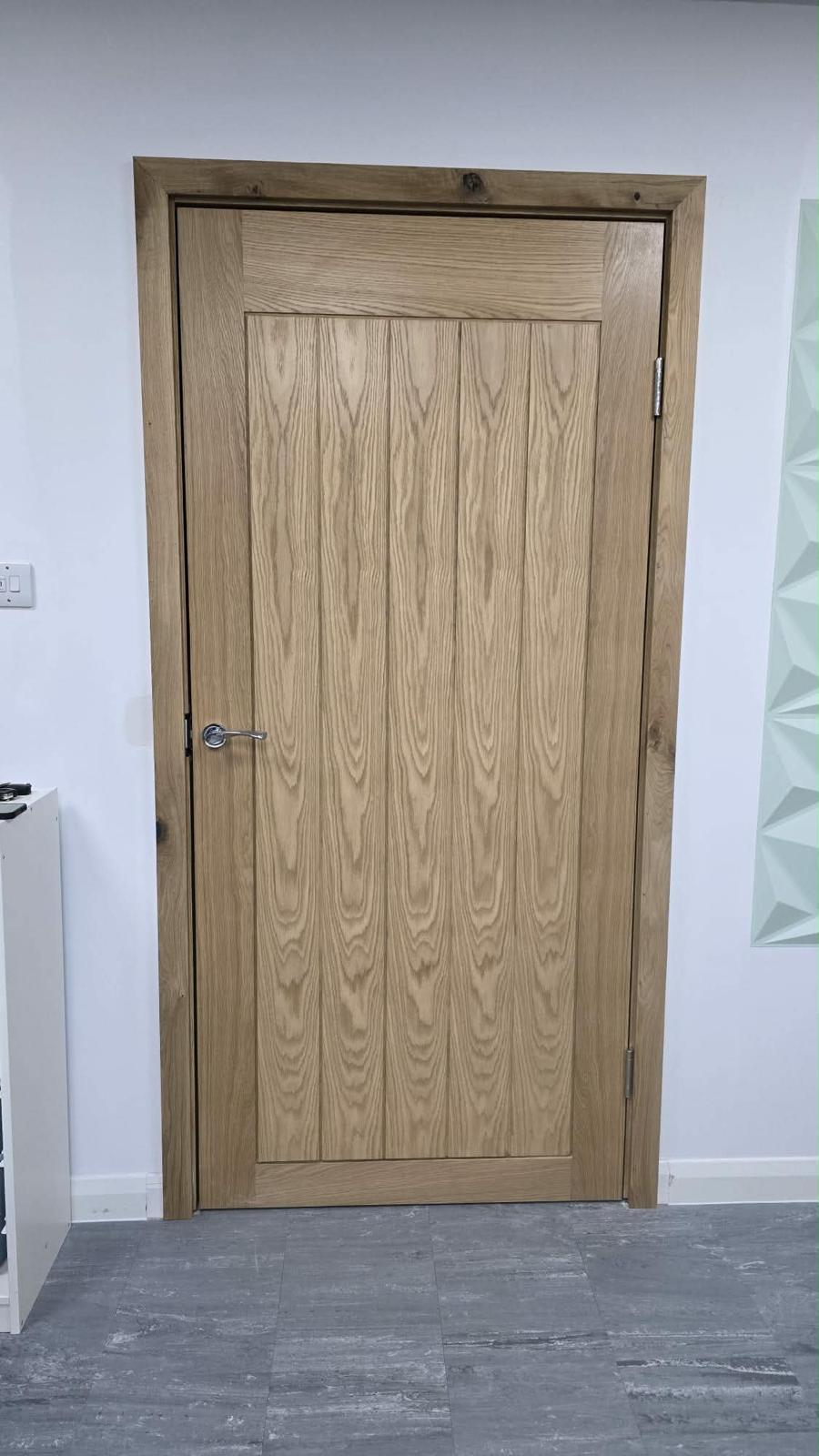 Solid wood door frame and lining 13 — fitted by MarJoinery